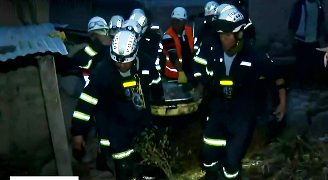 Subió a dos la cifra de personas fallecidas por deslizamientos en Huaral