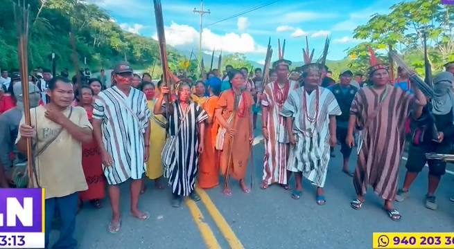 Con bloqueo exigen captura de asesinos de líder asháninka