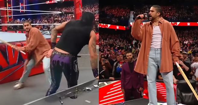 Bad Bunny atacó a Damien Priest y lo retó a una pelea callejera en Puerto Rico