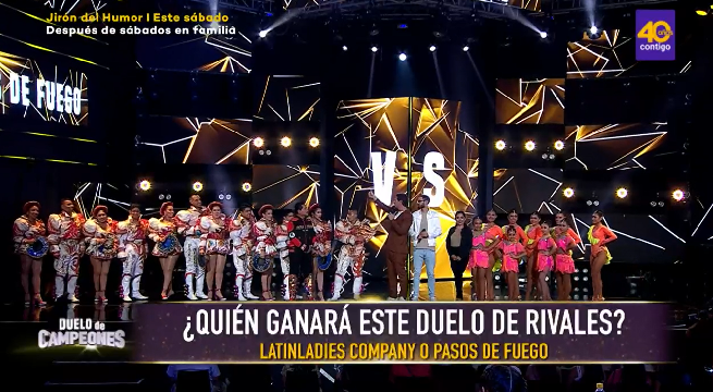 ‘Latinladies Company’ VS ‘Pasos de fuego’ se enfrentaron esta noche en Duelo de Campeones