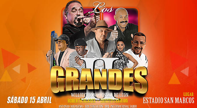 El evento de la salsa más grande del verano será en el Estadio de UNMSM este sábado 15 de abril