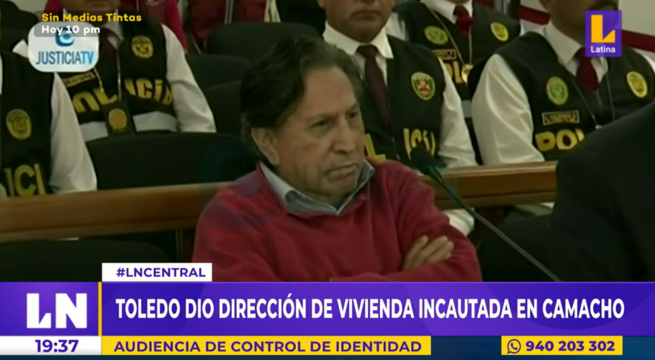 Alejandro Toledo dio dirección de vivienda incautada en Camacho