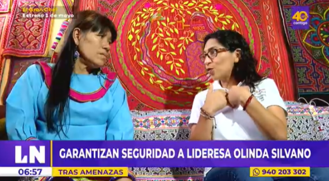 Ministerio de Cultura garantiza seguridad a lideresa Shipibo-Konibo ante amenazas contra su vida