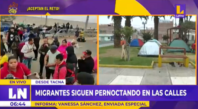 ¿Cuál es la situación actual de los migrantes en la frontera entre Perú y Chile?