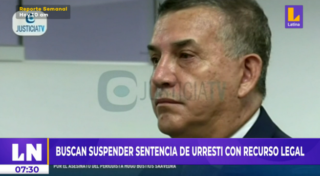 Daniel Urresti: buscan suspender sentencia de excongresista con recurso legal