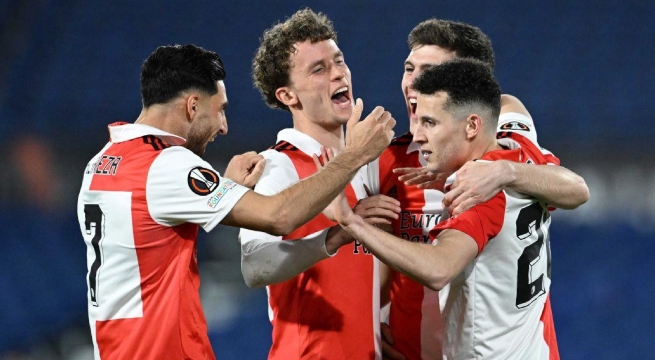 Europa League: Feyenoord de Marcos López hizo respetar su casa y derrotó 1 a 0 a AS Roma