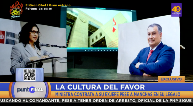 Ministra de Cultura designó como asesor a su exjefe, pese a no cumplir con el perfil requerido