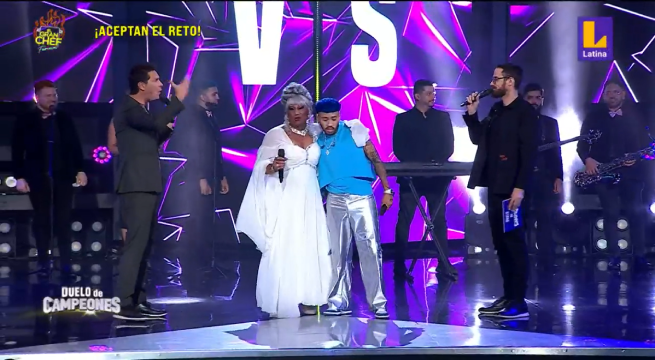 Rauw Alejandro y Celia Cruz engalanaron el escenario de Duelo de Campeones