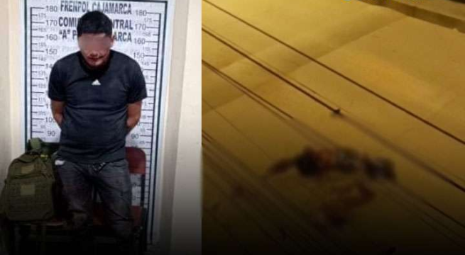 Feminicidio en Cajamarca: Alex Quesada fue detenido por la policía luego de su terrible acto