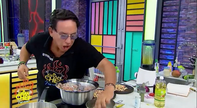 Un desastre: Ricardo Rondón sacó un huevo de la olla hirviendo para terminar a tiempo el plato