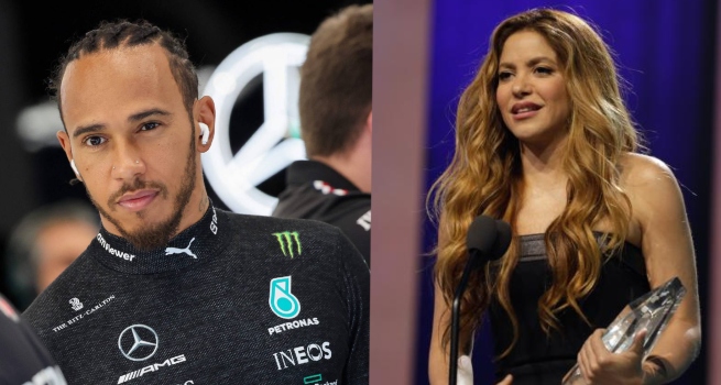Shakira y Lewis Hamilton fueron captados cenando en un lujoso restaurante de Miami