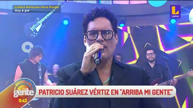 Partricio Suárez Vértiz puso a bailar a todos en Arriba mi Gente