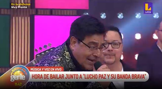 Lucho Paz armó la fiesta en Arriba Mi Gente con sus mejores temas