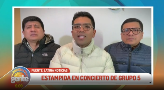 Grupo 5 sobre accidente que dejó varios heridos durante concierto en Tacna: “Nosotros fuimos contratados”