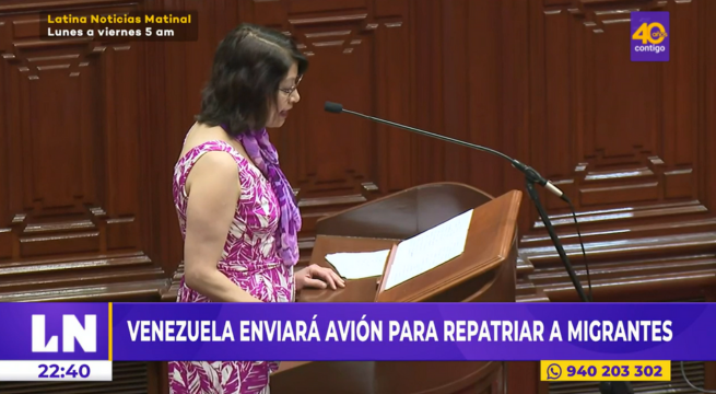 Cancillería: Venezuela enviará avión para repatriar a migrantes en frontera Perú-Chile