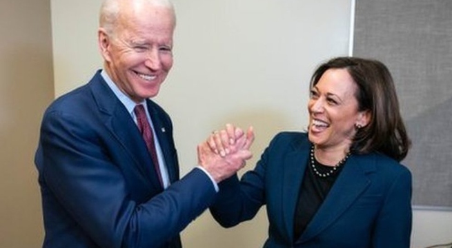 Joe Biden y Kamala Harris celebran el 5 de mayo comiendo tacos