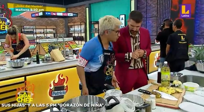 Tranquilo Giácomo: Jurado de El Gran Chef Famosos se molesta con Miguel Vergara por no usar el pelador