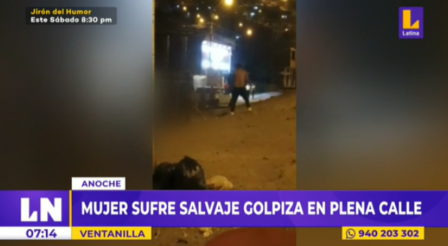 Intento de feminicidio: mujer sufre salvaje golpiza en plena vía pública