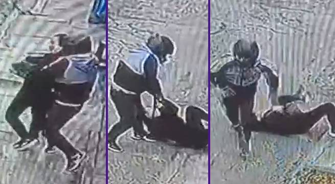 Mujer es arrastrada durante asalto en San Martín de Porres