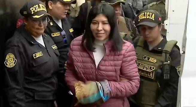 Betssy Chávez fue recluida en Penal Santa Mónica