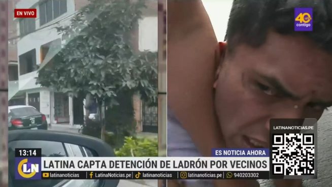 Los Olivos: ¿Qué hicieron los vecinos tras capturar a ladrón? | VIDEO