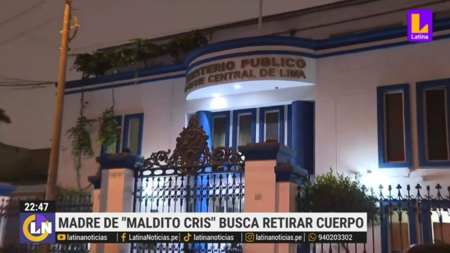 Cuerpo del 'Maldito Cris' fue reclamado por su madre en la morgue | VIDEO