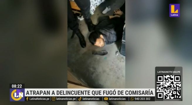 Capturan a delincuente que escapó de una comisaría en San Luis