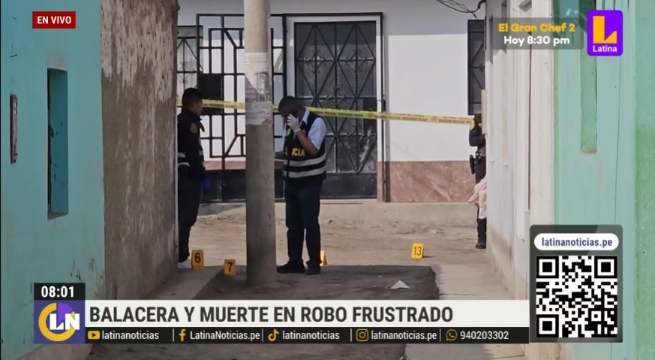 Huaral: la policía frustra asalto en medio de un fuego cruzado