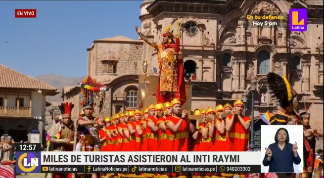 Fiesta del Inti Raymi congregó a más de 12 mil personas en la 'Ciudad Imperial'