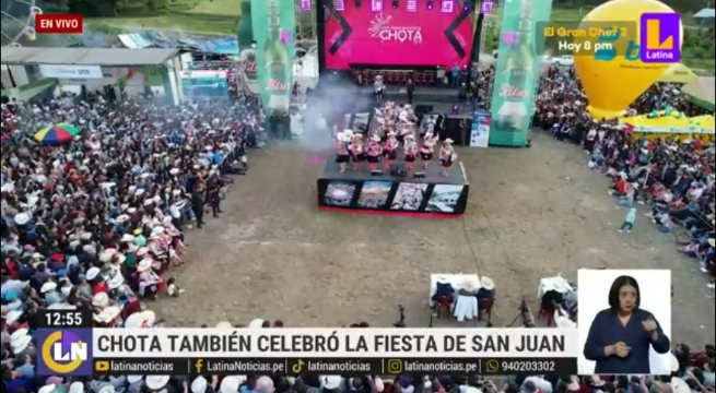 Chota también celebró la Fiesta de San Juan con diferentes actividades