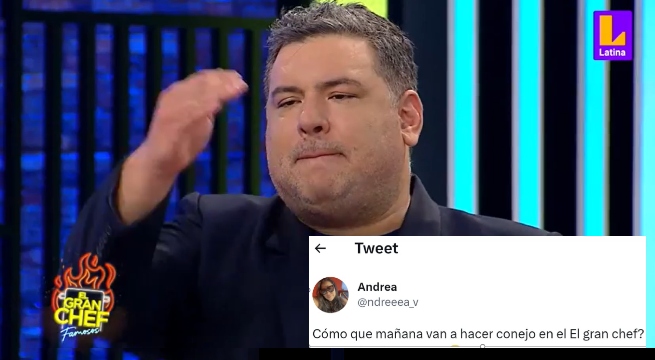 Se ve deli: la respuesta de Javier Masías a dueño de conejo que se quejó por próximo plato de El Gran Chef Famosos