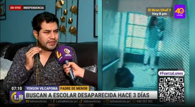 Padres de menor desaparecida creen que habría sido captada por Internet