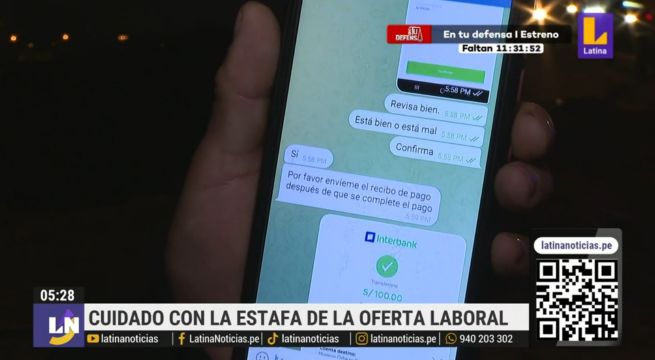 Joven pierde sus ahorros con el cuento de la gran oferta laboral