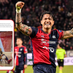 ¡Qué lindo es tenerte con nosotros!: El emotivo mensaje del Cagliari a Lapadula. 