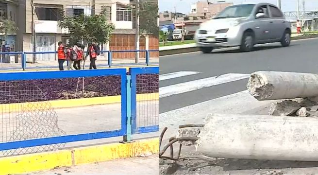 Metropolitano: Tramo norte aún no funciona, pero ya se encuentra en mal estado