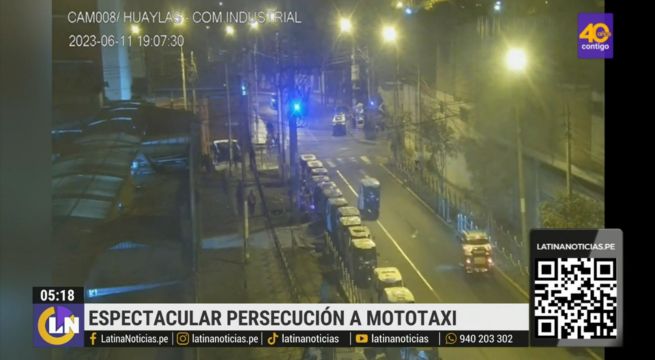 Mototaxi ataca a mujer y es perseguido por unidades del serenazgo