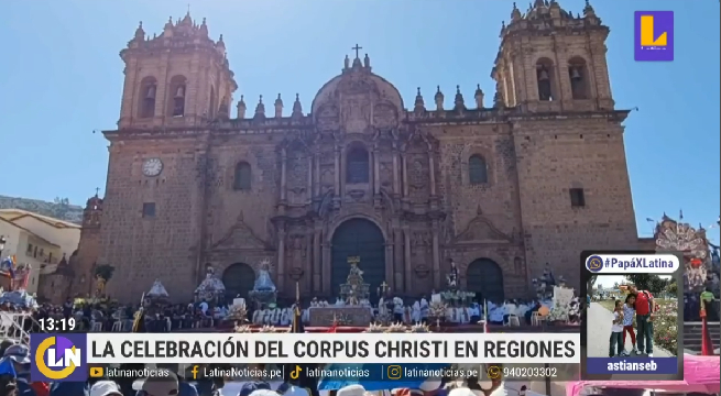 Corpus Christi se celebró en distintas regiones del país