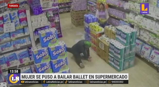 Turquía: mujer baila en supermercado y sorprende a todos