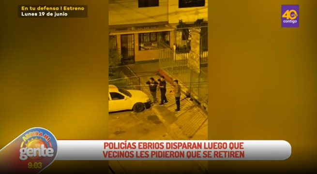 Los Olivos: Policías toman en la vía pública y disparan contra vecinos por pedirles que se retiren