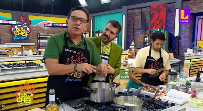 No fue su noche: Andrés Vílchez dejó negro su arroz para risotto en El Gran Chef Famosos