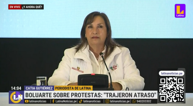 Dina Boluarte sobre tercera 'Toma de Lima': 