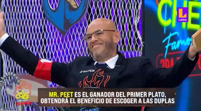 ¿No era Mónica?: Mr. Peet desafía a todos y gana al mejor ceviche en El Gran Chef Famosos