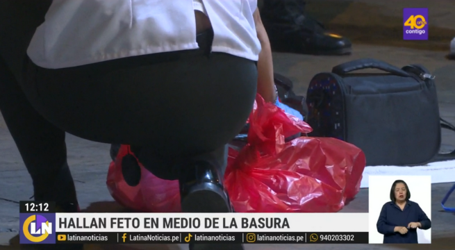 Callao: abandonan a recién nacido en tacho de basura