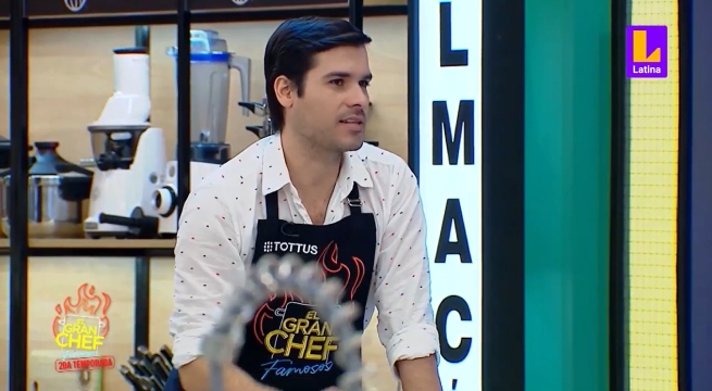 Jesús Neyra con exceso de confianza en El Gran Chef Famosos: 