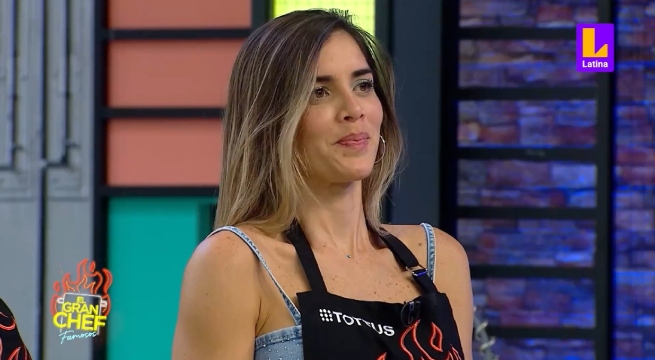 Korina Rivadeneira salvada aunque no terminó plato en El Gran Chef Famosos