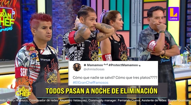 El Gran Chef Famosos: Las redes sociales en shock por decisión del jurado de no salvar a ninguno
