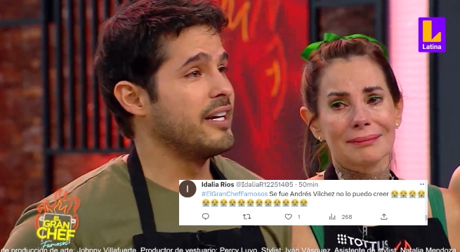 Una dolorosa eliminación: Las redes sociales lamentaron que Andrés Vílchez quede fuera de El Gran Chef Famosos
