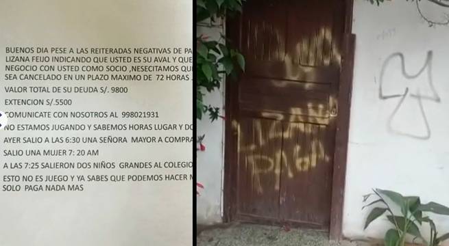 Madre de familia es extorsionada por una deuda ajena 