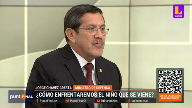 Ministro de Defensa sobre plagas en Perú: 