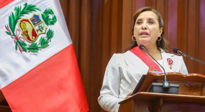 Las frases que dejó el mensaje de Dina Boluarte por Fiestas Patrias